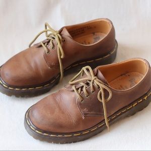 Dr. Martens Brown Leather Shoes